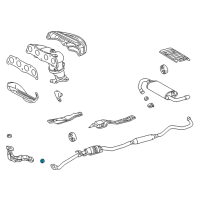 OEM 2005 Pontiac Vibe Seal, Exhaust Pipe Diagram - 88969143