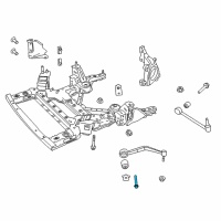 OEM 2016 Chevrolet SS Front Lower Control Arm Bolt Diagram - 92139183