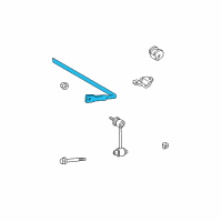 OEM 2002 Lexus GS300 Bar, Stabilizer, Rear Diagram - 48812-30320