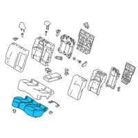 OEM 2020 Toyota Corolla Seat Cushion Diagram - 71503-12420