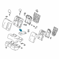 OEM 2020 Toyota Corolla Cup Holder Diagram - 72806-47010-C1