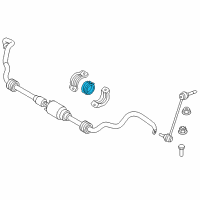 OEM BMW 535i GT Stabilizer Rubber Mounting Diagram - 37-11-6-771-932