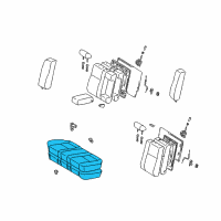 OEM 2000 Toyota Camry Seat Cushion Diagram - 71460-33170-B4