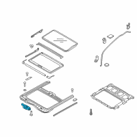 OEM 2018 Kia Niro Motor Assembly-Sunroof Diagram - 81631G5000