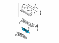 OEM Kia Panel Complete-Dash Diagram - 64301R5000