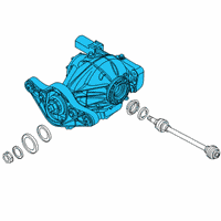 OEM 2022 BMW M8 Final Drive With Differential Diagram - 33-10-7-856-928