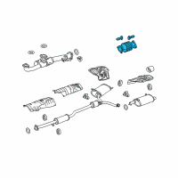 OEM 2010 Honda Accord Crosstour Converter Diagram - 18150-RBR-A01