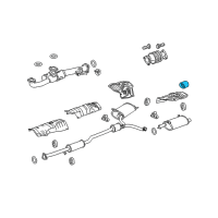 OEM 2013 Honda Crosstour Finisher, Exhuast (Coo) Diagram - 18310-TP6-305