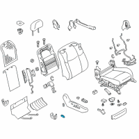 OEM 2012 Infiniti M37 Front Seat Slide Switch Knob, Right Diagram - 87012-1ME0B