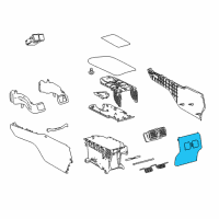 OEM 2018 Toyota Camry Rear Panel Diagram - 58923-06300-A0