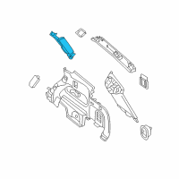 OEM Nissan GARNISH Assembly-Luggage Rear Pillar, RH Diagram - 76934-3KA0A