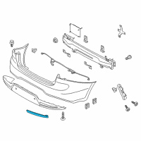 OEM 2014 Kia Rio REFLECTOR/REFLEX Assembly Diagram - 924061W000