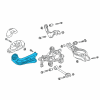 OEM 2019 Toyota Avalon Trailing Arm Diagram - 48760-06130