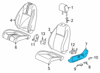 OEM 2022 Honda Civic HEATER, L- FR Diagram - 81534-T20-A61