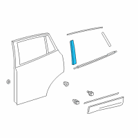 OEM 2015 Toyota RAV4 Applique Diagram - 75075-0R010