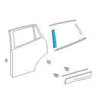 OEM 2014 Toyota RAV4 Applique Diagram - 75075-0R010