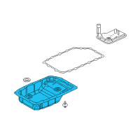 OEM Cadillac SRX Transmission Pan Diagram - 24239532