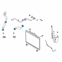 OEM Kia Rio Clip-Hose Diagram - 0K30A15183