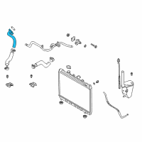 OEM 2003 Kia Rio Inlet Pipe Assembly, Water Pump Diagram - 0K30C15160A