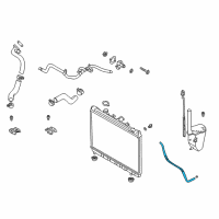 OEM 2004 Kia Rio Hose-Sub Tank Diagram - 0K30B15381