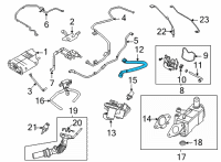 OEM Ford Maverick TUBE ASY Diagram - LX6Z-6758-A