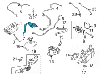 OEM 2021 Ford Escape BRACKET Diagram - LX6Z-9D665-G