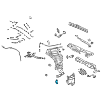 OEM 2022 Toyota Mirai Washer Pump Diagram - 85330-11040