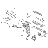 OEM 2018 Lexus LS500h Cap, Washer, A Diagram - 85316-50220