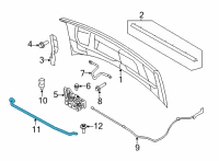 OEM 2019 Ford E-350 Super Duty Support Rod Diagram - 8C2Z-16826-C