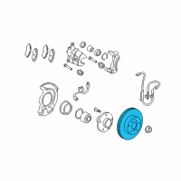 OEM 2011 Scion tC Rotor Diagram - 43512-0R020