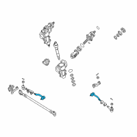 OEM 1999 Nissan Frontier Inner Tie Rod Diagram - D8521-VK91A