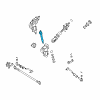 OEM 1998 Nissan Frontier Shaft Assembly Sector Diagram - 49383-09W00