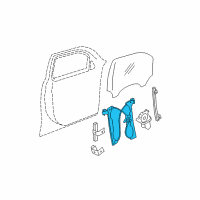 OEM 2006 Chevrolet HHR Regulator Diagram - 22714331