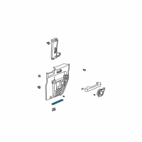 OEM 2010 Honda Element Weatherstrip, R. Access Panel (Lower) Diagram - 72827-SCV-A01