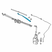 OEM 2016 Buick Cascada Wiper Arm Diagram - 13317342