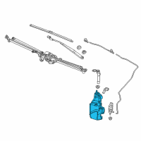 OEM Buick Washer Reservoir Diagram - 13260579