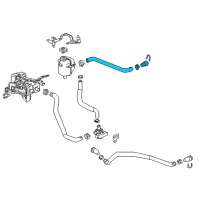 OEM 2018 Chevrolet Bolt EV Inlet Hose Diagram - 42642094