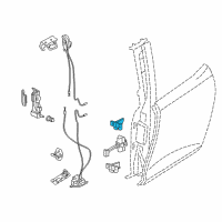 OEM 2021 BMW i3 Hinge, Rear Door, Upper, Left Diagram - 51-81-7-266-715