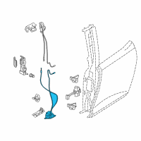 OEM BMW System Lock, Bottom Left Diagram - 51-22-7-291-031