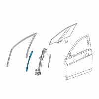 OEM 2011 Honda Accord Sash, R. FR. Door (Lower) (FR) Diagram - 72230-TA0-A01