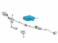 OEM 2020 Cadillac CT5 Module Diagram - 84761797