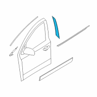 OEM Hyundai Veracruz Garnish Assembly-Door Frame LH Diagram - 82250-3J000