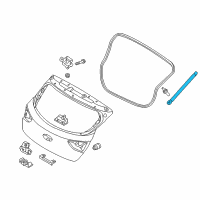 OEM Hyundai Lifter Assembly-Tail Gate, LH Diagram - 81770-A5000