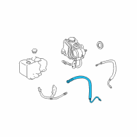 OEM 1996 Chevrolet Cavalier Hose Asm-P/S Gear Inlet Diagram - 26071437