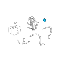 OEM Buick Skylark Seal Kit, Hydraulic Steering Pump Diagram - 26038091