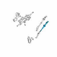 OEM 2006 Lexus IS250 Shaft Assy, Steering Intermediate, NO.2 Diagram - 45260-30160