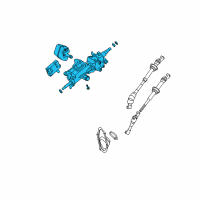 OEM Lexus IS250 Column Assy, Steering Diagram - 45250-53061
