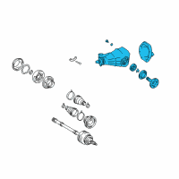 OEM Lexus LS430 Carrier Assembly, Differential Diagram - 41110-30823