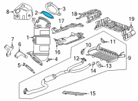 OEM Chevrolet Silverado Converter & Pipe Gasket Diagram - 12687885