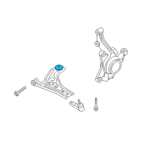 OEM 2010 Pontiac G3 Lower Control Arm Rear Bushing Diagram - 95975940